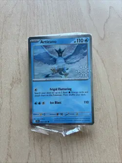 Articuno 032/159 Holiday Calendar 2025 SEALED Festive STAMP Promo Pokemon TCG - Image 1