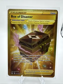 Box of Disaster 214/196 Pokemon TCG 2022 Secret Rare Full‑Art Lost Origin NM - Image 1