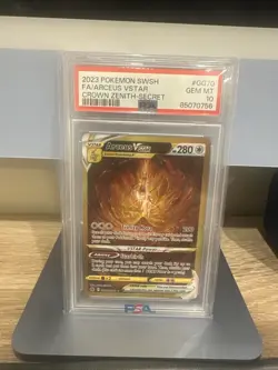 2023 Pokemon Crown Zenith Arceus VStar FA Gold Secret #GG70/GG70 PSA 10 MD164 - Image 1