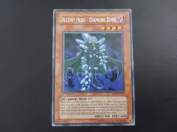 Yugioh - Destiny Hero - Diamond Dude EOJ-EN003 Rare 1st Edition - Image 1