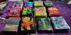 LOT of 700 Anime TCG Sleeves Yugioh Flower Angel Attack on Titan Dragons Warrior - Image 2