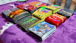 LOT of 700 Anime TCG Sleeves Yugioh Flower Angel Attack on Titan Dragons Warrior - Image 3