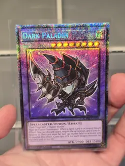 Yugioh! Dark Paladin BLMM-EN008 Chibi 1st Edition Starlight Rare TCG - Image 1