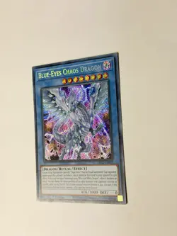YUGIOH! Blue-Eyes Chaos Dragon LDS2-EN017 Secret Rare 1st Edition NM - Image 2