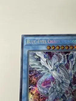 YUGIOH! Blue-Eyes Chaos Dragon LDS2-EN017 Secret Rare 1st Edition NM - Image 4