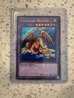 Yugioh - Thousand Dragon MRD-143 Metal Raiders Unlimited|Unlimited Edition - Image 1