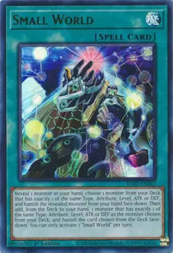 Small World - RA01-EN067 - Ultra Rare - Rarity Collection - Yugioh - Image 1