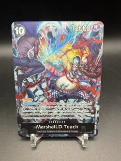 Marshall.D.Teach (English Version 2nd Anniversary Set) OP09-093 One Piece Nm - Image 1