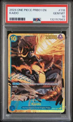 2023 One Piece Awakening Of The New Era Kaido OP05-118 SEC PSA 10 Mislabeled - Image 1