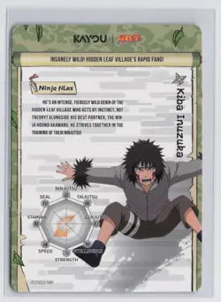 Naruto Kayou English Series 2 Card - Kiba Inuzuka - NRSA02-UR-008L3 - Image 2