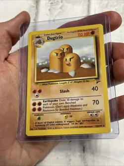 Pokemon TCG Dugtrio Base Set 2 23/130 Regular Unlimited Rare NM/MT Vintage Card - Image 2