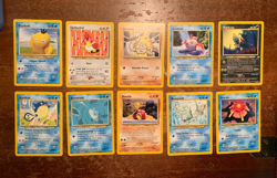 10 VINTAGE Pokemon Cards from Various Classic Sets!! - Image 1