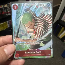 One Piece TCG OP14-015 Roronoa Zoro AA Alt Art Card Game CCG ENGLISH - Image 1