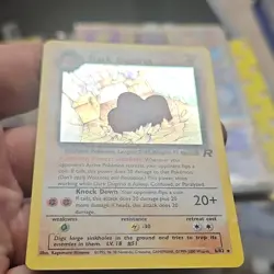 Pokemon Team Rocket Dark Dugtrio Holo Rare Card 6/82 English 2000 50 HP - Image 4