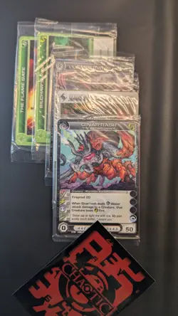 Chaotic Fire And Stone 3 Card Promo Lot Of 10x Sealed All Max Energy - Image 2