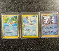 Swampert (Reverse Holo), Marshstomp, Mudkip Pokemon Card Set - English - LP - Image 1
