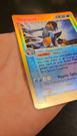 Swampert (Reverse Holo), Marshstomp, Mudkip Pokemon Card Set - English - LP - Image 2