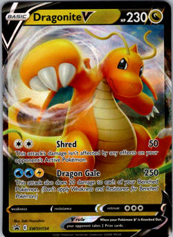 Dragonite V - Promo SWSH: Sword & Shield Promo Cards SWSH154 NM Pokemon - Image 1