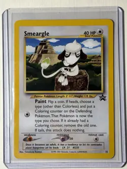 Smeargle #32 Black Star Promo WOTC Pokemon Card NM With eBay Shipping - Image 1
