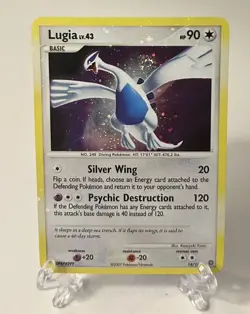 Lugia LV. 43 Pokemon Holo Rare Card 14/132 Secret Wonders - high grade - Image 1