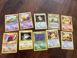 1st Edition 10 Team Rocket Pokemon Cards - Image 1