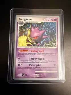 Gengar Non-Holo Rare 18/100 2008 World Championships Pokemon Card - MP - Image 2