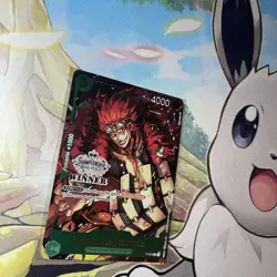 ONE PIECE Card Game Eustass “Captain” Kid P-003 Store Championship Winner Sealed - Image 5