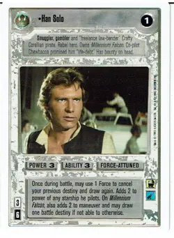 STAR WARS CCG WHITE BORDER PREMIERE COMPLETE SET OF 324 CARDS lp - Image 3
