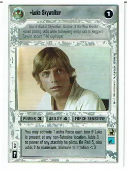 STAR WARS CCG WHITE BORDER PREMIERE COMPLETE SET OF 324 CARDS lp - Image 5