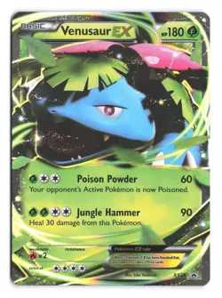 Pokemon TCG Venusaur EX Holo Black Star Promo Card XY28 - Image 1