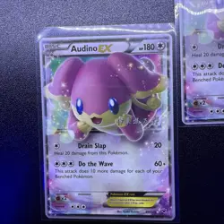 Pokemon TCG Audino-EX 84/124 Fates Collide NM world championship 2016 Card - Image 1