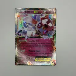 Diancie EX Fates Collide Holo Card 72/124 2016 Pokemon Card TCG - Image 1