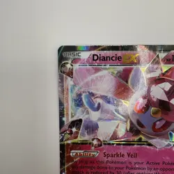 Diancie EX Fates Collide Holo Card 72/124 2016 Pokemon Card TCG - Image 4