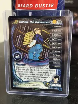 DBZ CCG Score Gohan, The Bookworm Rare Limited Foil Personality Card - Image 1