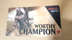 Magic The Gathering GameDay WORTHY CHAMPION Ultra Pro Playmat 23.5in x 13.5in - Image 5