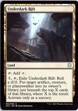 Underdark Rift U Commander: Adventures in the Forgotten Realms 62 LP Magic - Image 1