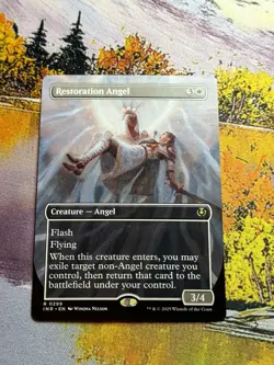 MTG Restoration Angel (Borderless) [Innistrad Remastered] Near Mint - Image 2
