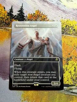 MTG Restoration Angel (Borderless) [Innistrad Remastered] Near Mint - Image 3
