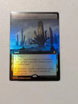MTG Soulstone Sanctuary- Extended Art Foil - Foundations NM - Image 1