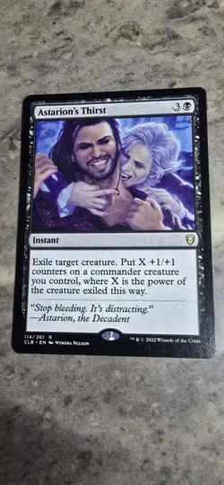 Astarion's Thirst Commander Legends: Battle for Baldur's Gate Regular Rare MTG - Image 1