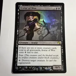 Magic MTG Premium Deck Series: Graveborn Avatar of Woe #6/30 Foil TCG CCG - Image 1