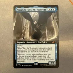 Wan Shi Tong, All-Knowing MINT Extended Art 182 Avatar Eternal TLE MTG Unplayed - Image 1