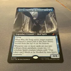 Wan Shi Tong, All-Knowing MINT Extended Art 182 Avatar Eternal TLE MTG Unplayed - Image 2