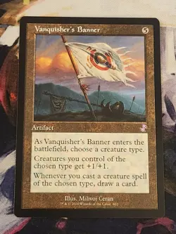 MTG Time Spiral Remastered - Vanquisher's Banner - NM Retro Frame - Image 1