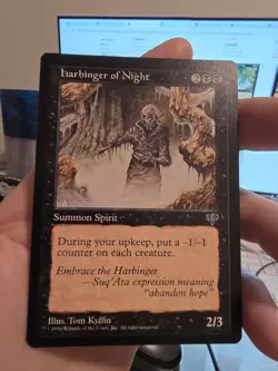 Harbinger of Night - Mirage - Magic The Gathering MTG - Image 1