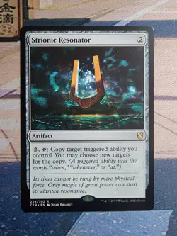 Strionic Resonator, MTG, Commander 2019, Magic the Gathering, 224 NM - Image 1