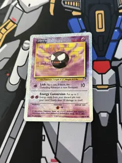 2002 Pokemon Legendary Collection Gastly Reverse Holo LP #76/110 - Image 1