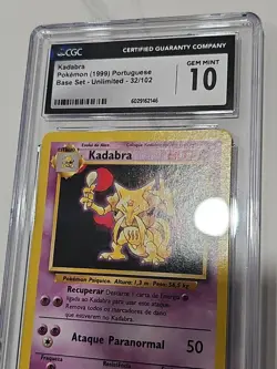 KADABRA #32 CGC 10 1999 (PORTUGUESE) POKEMON Base Set Unlimited WOTC - Image 3