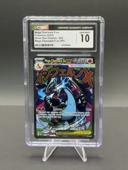 CGC 10 Mega Charizard X EX 023 Upc Black Star Promos Pokemon Gem Mint - Image 1
