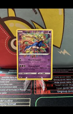 Pokemon TCG - 2020 Zacian 82/185 - Vivid Voltage - Amazing Rare - Mint - Image 1